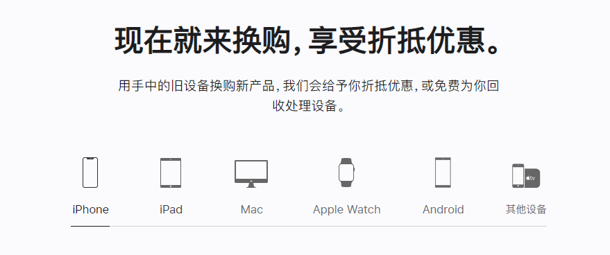 松滋苹果手机维修分享iPhone以旧换新的去处 